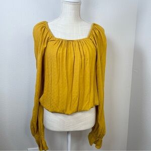 Ramy Brook Jacquard Puff Sleeve Blouse